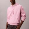 Hanorac cu glugă din fleece Monogram, din material terry premium, cu croială lejeră