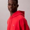 Hanorac cu glugă din fleece Monogram, din material terry premium, cu croială lejeră