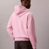 Hanorac cu glugă din fleece Monogram, din material terry premium, cu croială lejeră