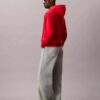 Hanorac cu glugă din fleece Monogram, din material terry premium, cu croială lejeră