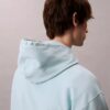 Hanorac cu glugă din fleece Monogram, din material terry premium, cu croială lejeră