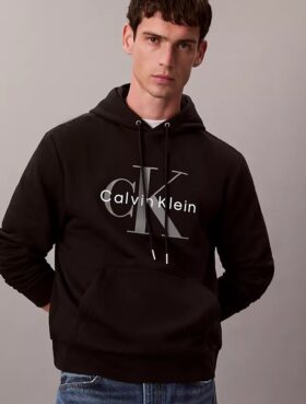 Hanorac cu glugă din fleece Monologo