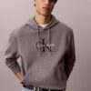 Hanorac cu glugă din fleece Monologo