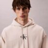 Hanorac cu glugă din fleece premium Monologo