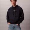 Hanorac cu glugă din fleece premium Monologo