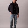 Hanorac cu glugă din fleece premium Monologo
