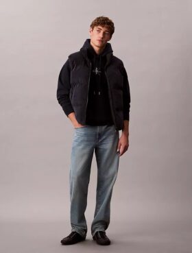 Hanorac cu glugă din fleece premium Monologo