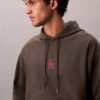 Hanorac cu glugă din fleece premium Monologo