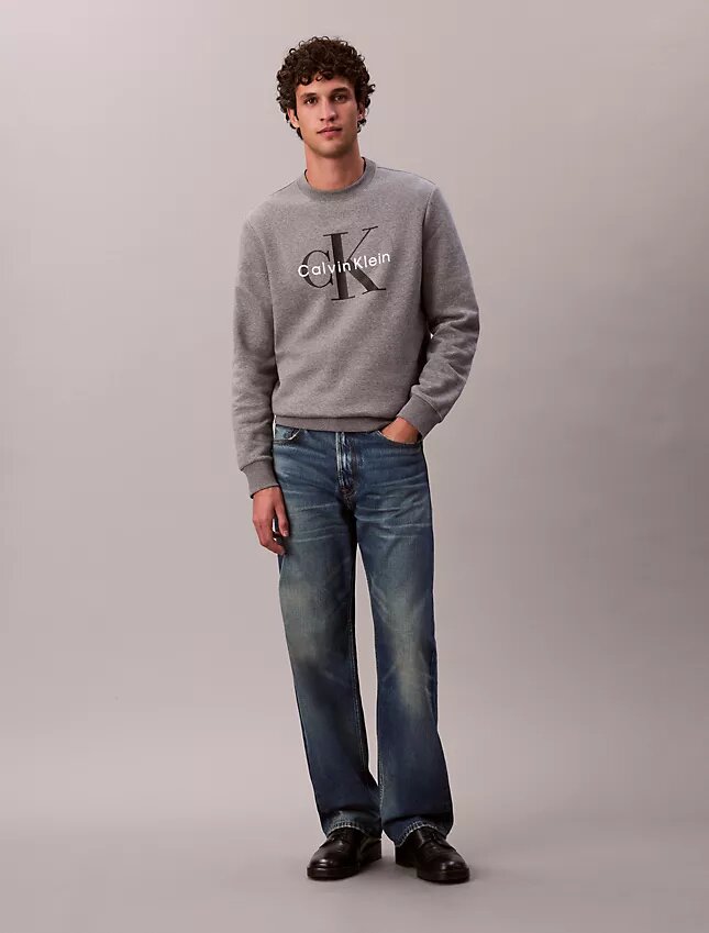 Hanorac cu guler rotund din fleece Monologo Hanorac cu guler rotund din fleece Monologo
