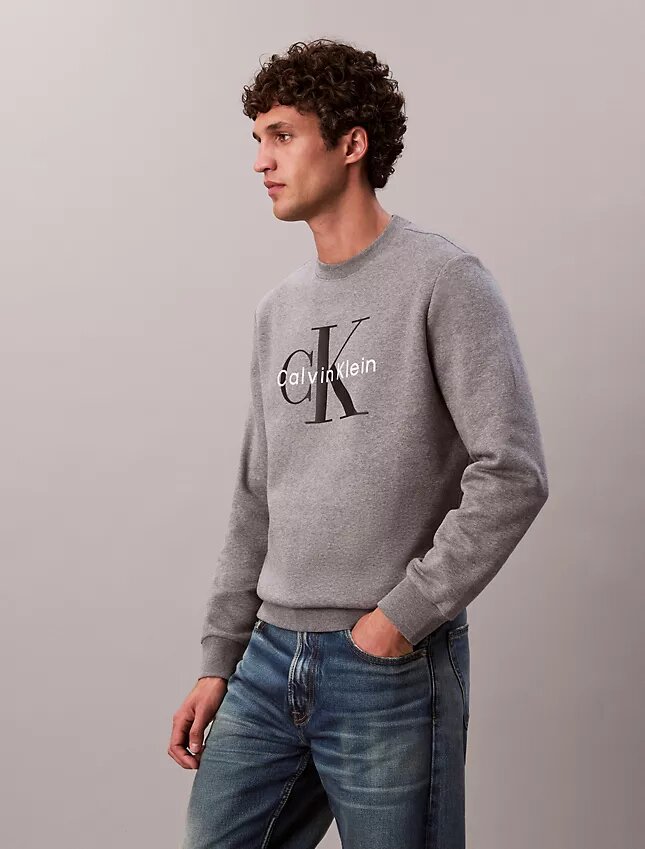 Hanorac cu guler rotund din fleece Monologo Hanorac cu guler rotund din fleece Monologo