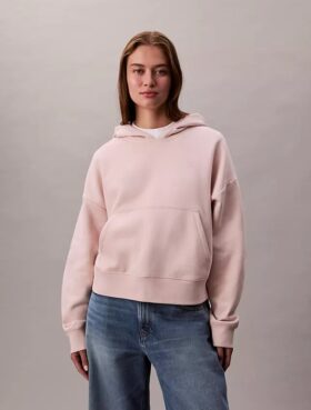 Hanorac din fleece cu logo din arhivă