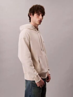 Hanorac din fleece cu Monogram, din material terry premium, cu croială lejeră