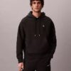 Hanorac din fleece cu Monogram, din material terry premium, cu croială lejeră Hanorac din fleece cu Monogram, din material terry premium, cu croială lejeră