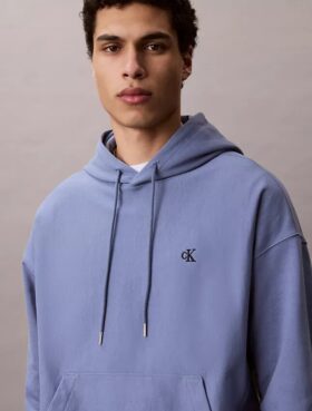 Hanorac din fleece cu Monogram, din material terry premium, cu croială lejeră