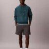 Hanorac din fleece cu Monogram, din material terry premium, cu croială lejeră Hanorac din fleece cu Monogram, din material terry premium, cu croială lejeră