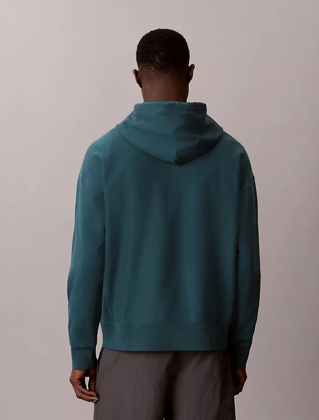 Hanorac din fleece cu Monogram, din material terry premium, cu croială lejeră Hanorac din fleece cu Monogram, din material terry premium, cu croială lejeră
