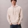 Hanorac din fleece cu Monogram, din material terry premium, cu croială lejeră