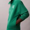 Hanorac din fleece premium, cu fermoar pe un sfert și croială lejeră