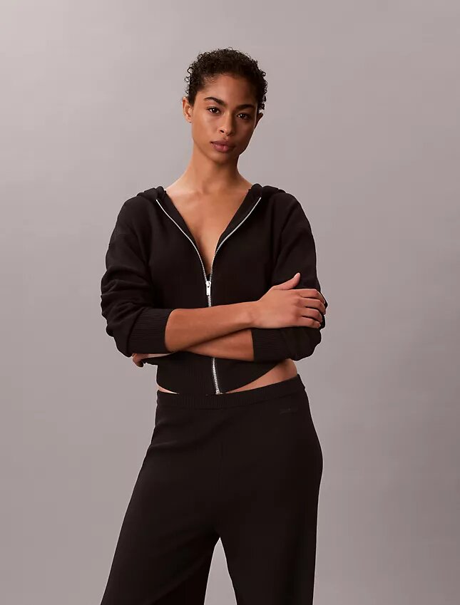 Hanorac din tricot relaxat Hanorac din tricot relaxat