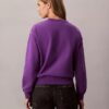 Hanorac relaxat din fleece cu logo arhivă Hanorac relaxat din fleece cu logo arhivă