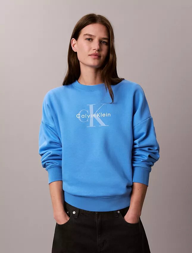 Hanorac relaxat din fleece Monologo Hanorac relaxat din fleece Monologo