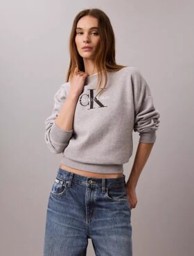 Hanorac relaxat din fleece Monologo