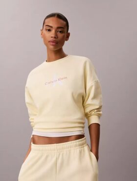 Hanorac relaxat din fleece Monologo