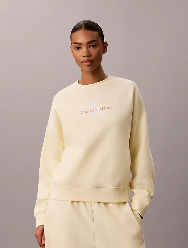 Hanorac relaxat din fleece Monologo Hanorac relaxat din fleece Monologo