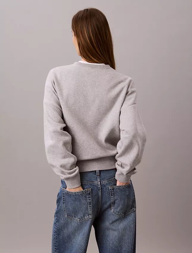 Hanorac relaxat din fleece Monologo Hanorac relaxat din fleece Monologo