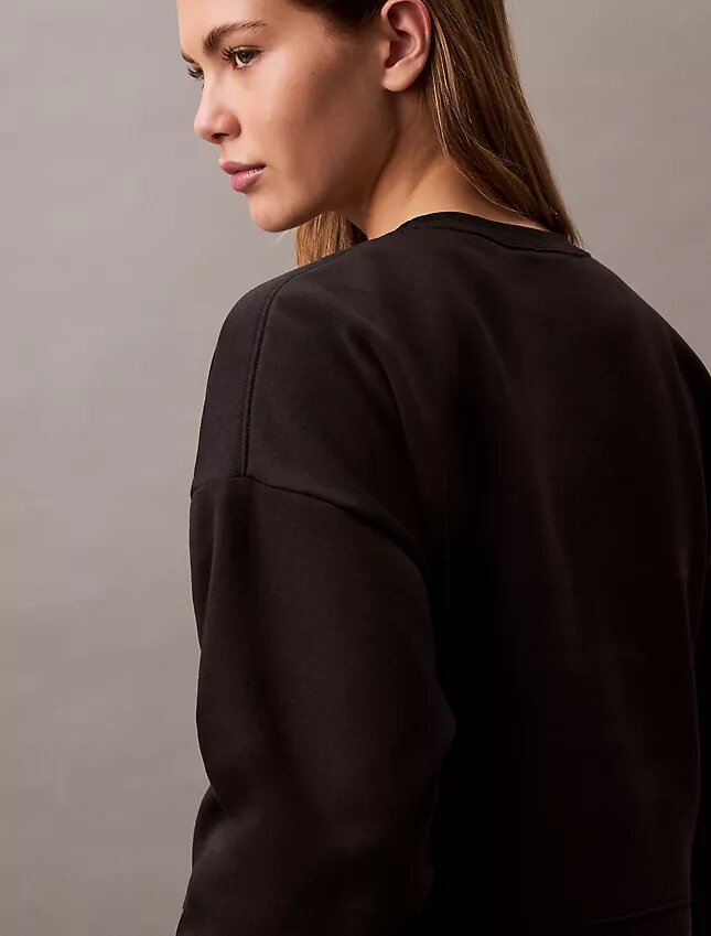 Hanorac relaxat din fleece Monologo Hanorac relaxat din fleece Monologo