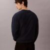 Hanorac relaxat din material froté premium cu logo Monogram