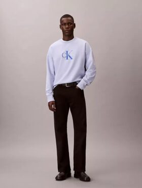 Hanorac relaxat din material frotir premium cu logo Monogram Hanorac relaxat din material frotir premium cu logo Monogram