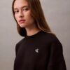 Hanorac scurt din fleece cu Monogram