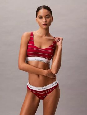 Icon Bralette din bumbac și Modal, cu căptușeală ușoară