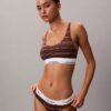 Icon Bralette din bumbac și Modal, cu căptușeală ușoară