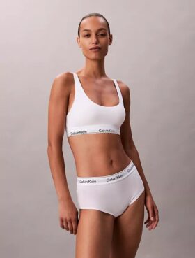 Icon Bralette din bumbac și Modal, cu căptușeală ușoară