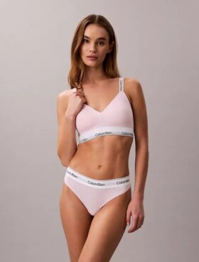 Icon Bralette din bumbac și Modal, cu căptușeală ușoară
