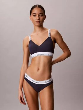 Icon Bralette din bumbac și Modal, cu căptușeală ușoară