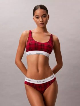 Icon Bralette din bumbac și Modal, cu căptușeală ușoară