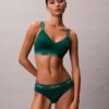 Icon Bralette din bumbac și Modal, cu căptușeală ușoară