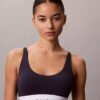 Icon Bralette din bumbac și Modal, cu căptușeală ușoară