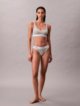 Icon Bralette din bumbac și Modal, cu căptușeală ușoară
