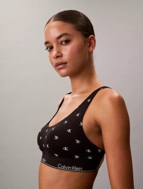 Icon Bralette din bumbac și Modal, cu căptușeală ușoară
