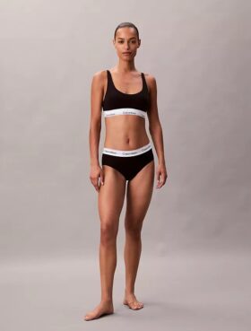 Icon Bralette din bumbac și Modal, cu căptușeală ușoară