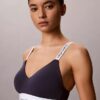 Icon Bralette din bumbac și Modal, cu căptușeală ușoară