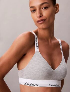 Icon Bralette din bumbac și Modal, cu căptușeală ușoară
