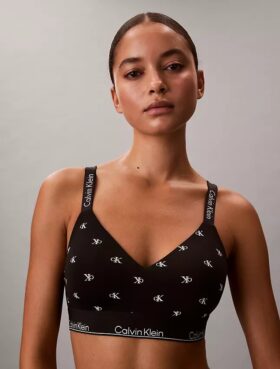 Icon Bralette din bumbac și Modal, cu căptușeală ușoară