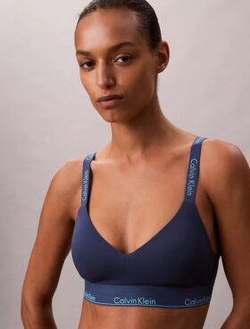 Icon Bralette din bumbac și Modal, cu căptușeală ușoară