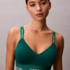 Icon Bralette din bumbac și Modal, cu căptușeală ușoară