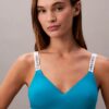 Icon Bralette din bumbac și Modal, cu căptușeală ușoară